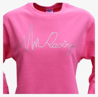 Heart Beat Of Racing / Rhinestones / Crew Neck & T's - Crew Neck