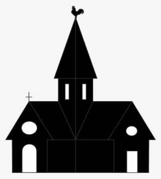 Open - Transparent Church Silhouette