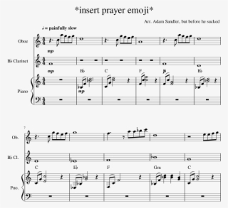 Prayerr Sheet Music For Clarinet, Piano, Oboe Download - Music