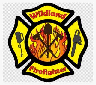 Download Silhouette Fire Department Logo Clipart Fire - Wildland Firefighter Maltese Cross