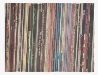 Retro Fleece Blanket, Vinyl Record Albums, Punk Rock - Blanket