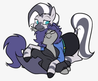 Egophiliac, Bat Pony, Clothes, Couple, Cuddling, Cute, - Cartoon