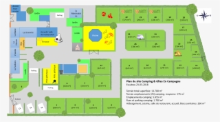 Plan Of Campground - Floor Plan