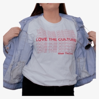 Love The Culture 'shopping Bag' T-shirt - Shopping Bag