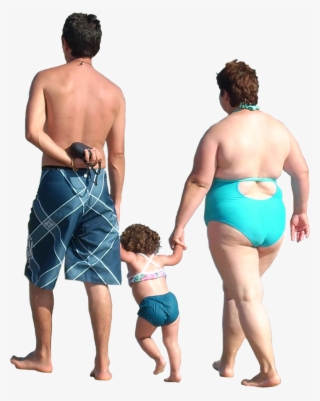 People At The Beach Png