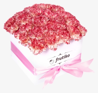 White Box Of Pink Carnations White Box Of Pink Carnations