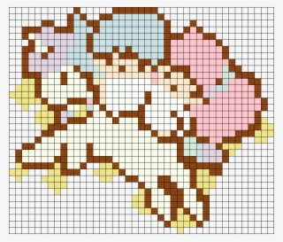 Little Twin Stars Perler Bead Pattern / Bead Sprite - Little Twin Stars Perler Beads
