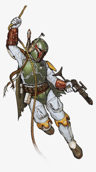 Mercenary Techniques - Boba Fett White Background
