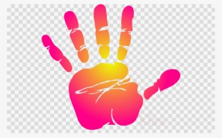 Hand Print Clip Art Clipart Clip Art - Hand Clipart Transparent Background