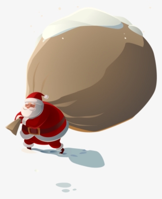 Le Père Noël Et Sa Hotte - Hotte De Pere Noel