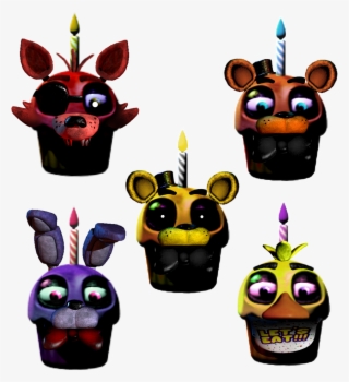 Editfnaf 1 Cast As Cupcakes - Fnaf 3 Cupcake