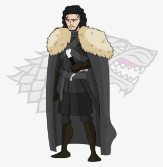 Jon Snow - Game Of Thrones Winter Is Coming Stark Poster - 12x18