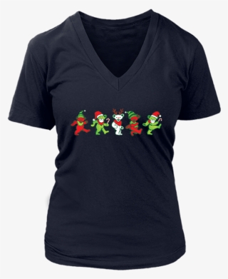 Grateful Dead Jingle Jerry Bears Greeting Christmas - Grinch Shirts