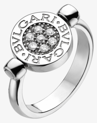 Bvlgari Flip Ring White Gold
