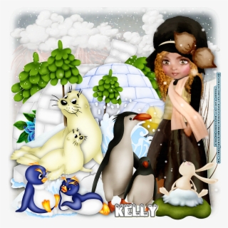 3 Ptu Tag´s Ct With The Beautiful Scrapkit Called "chilly - Cartoon