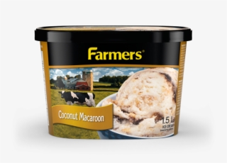 Rich Coconut Ice Cream With Toasted Coconut Pieces - Farmers Ice Cream