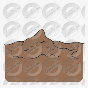 Mud Clipart Brown Color - Illustration