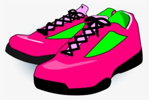 Cartoon Tennis Shoe Clipart - Pair Of Running Shoes Clipart