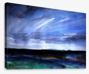 Night Fields Canvas Print - Painting