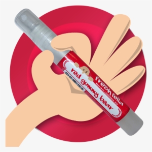 Red Gummy Bear Sprays - Icing