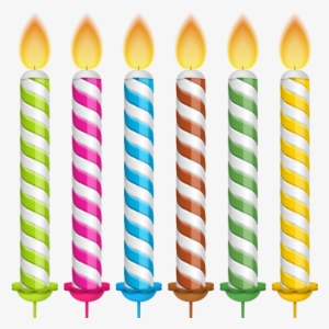 Birthday Candales - Png Birthday Candles Clipart
