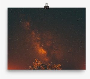 Night Sky Photo Paper Poster - Nebula