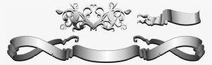 Silver Ribbon Banner Vector 4932*1550 Transprent Png - Banner Silver Transparent Png