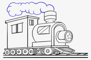 How To Draw A Train In A Few Easy Steps - Drawing
