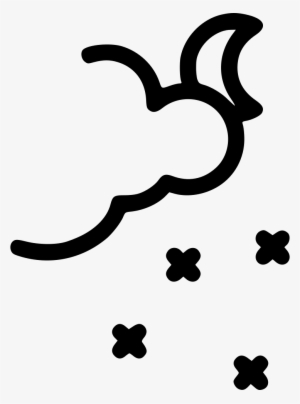 Night Sky Moon Comments - Campsite