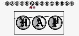 Tutu Ballerina Birthday Banner