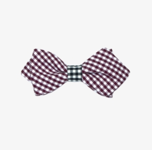 Boy's Maroon & Black Bow Tie - Bow Tie