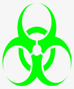 Biohazard Clipart Transparent - Green Biohazard Symbol Png