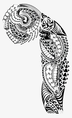 Chest Tattoo Png Hd - Tribal Tattoos Sleeve Designs