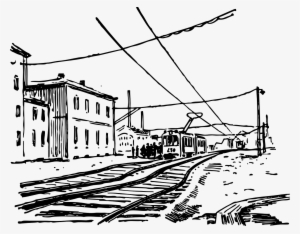 Rail Transport Train Track Clip Art - Железная Дорога Вектор Пнг