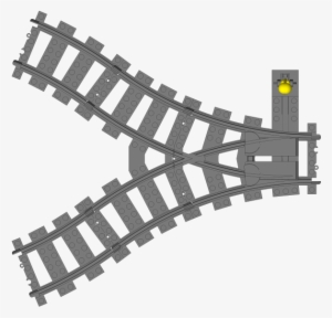 The Base Switch Can Be Extended With Continuous Curve - Lego Weiche