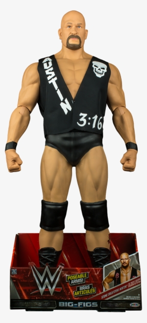 31” Stone Cold Steve Austin Big-figs Action Figure - Steve Austin Big Figs