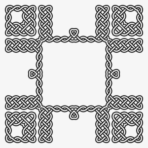 Pattern Clipart Celtic Knot Clip Art - Celtic Knot Frame Transparent