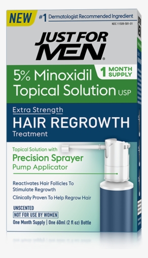 Hair Regrowth, Made Easy - Just For Men Brush-in Gel Moustache