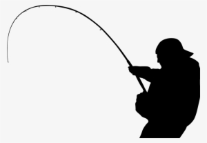Fishing Pole Silhouette At Getdrawings - Fishing Rod Png