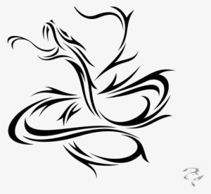 Cool Snake Tribal Tattoo