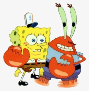 Spongebob With Mr - Mr. Krabs