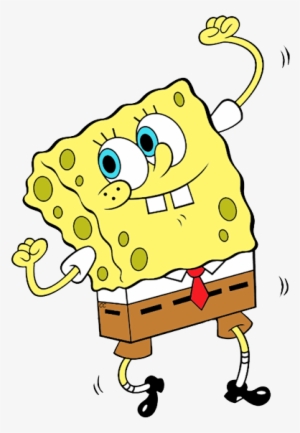 Squarepants Art Cartoon Confused Banner Free - Spongebob Dancing Transparent