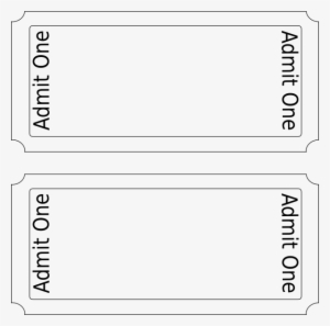 Vector Tickets Admission Ticket - Admit One Ticket Template