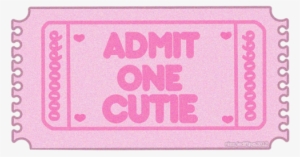 Admit One - Kawaii Ticket