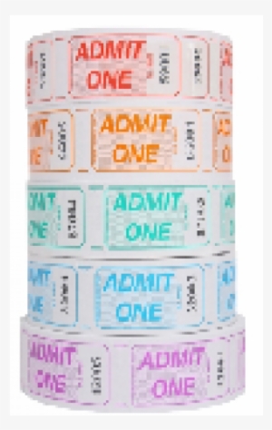 Admit One Tickets - Label