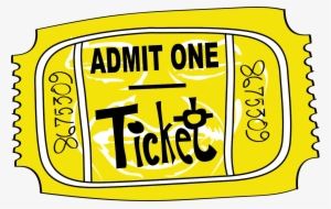 Tickets Clipart Admit One