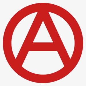 Anarchy Symbol Red - Red Anarchy Symbol