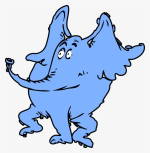 Wall Dr Seuss Horton The Elephant Character Kids Room - Dr. Seuss