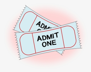 One, Person, Ticket, Movie, Free, Baseball, Single - Movie Ticket Clip Art