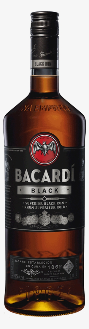 Bacardi Black Rum - Bacardi Black Rum Png